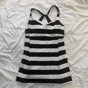 LuLu Lemon striped work out top